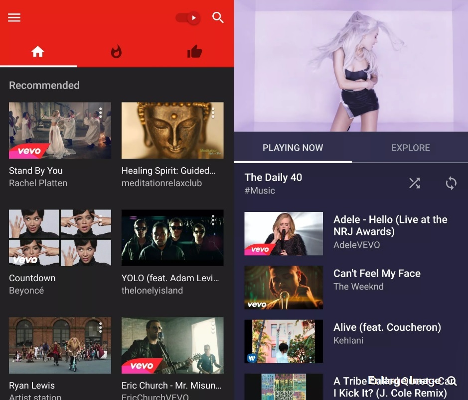 YouTubeミュージック